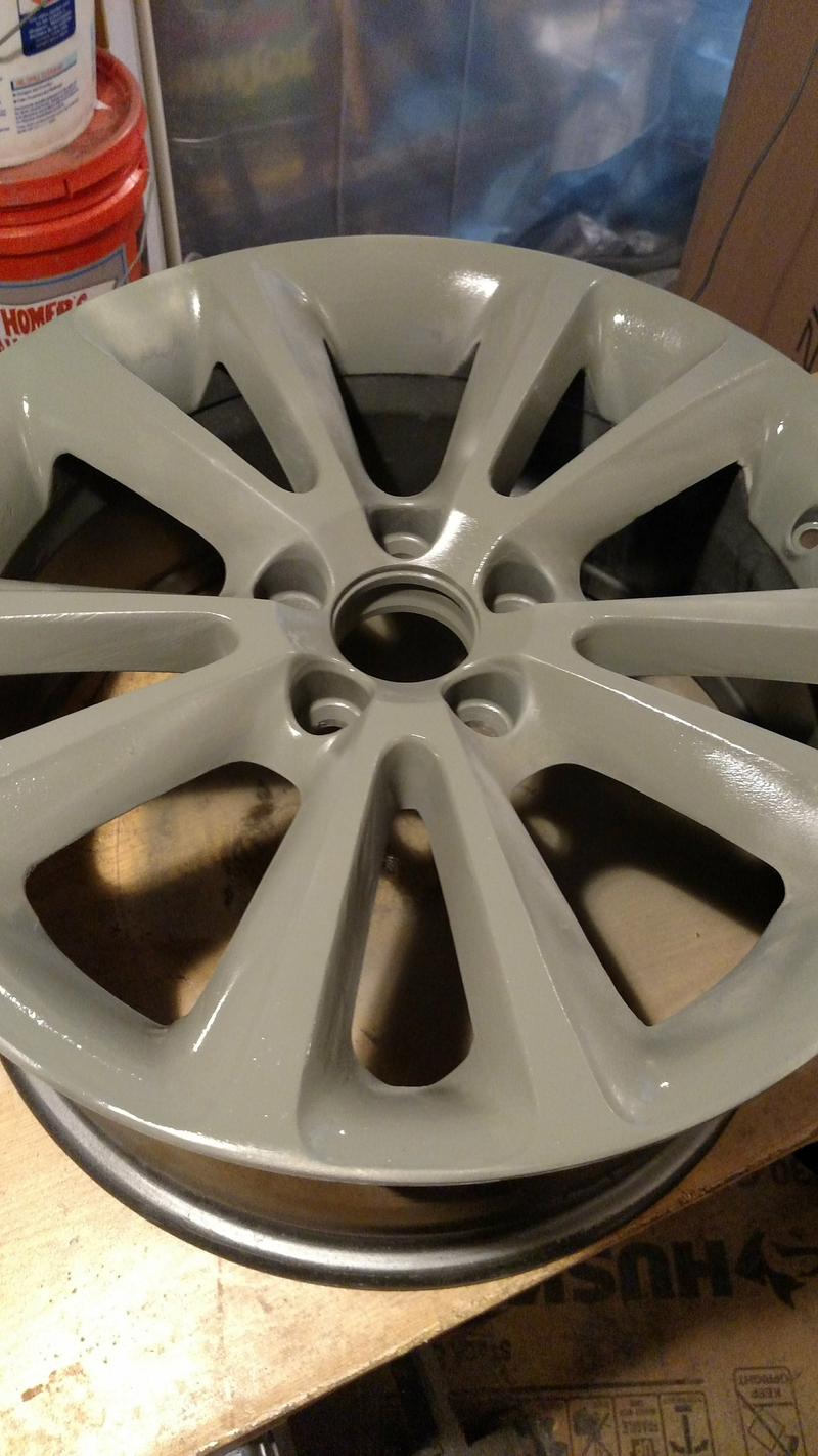 Illustration for article titled Sable, Volvo wheels, refinishing them